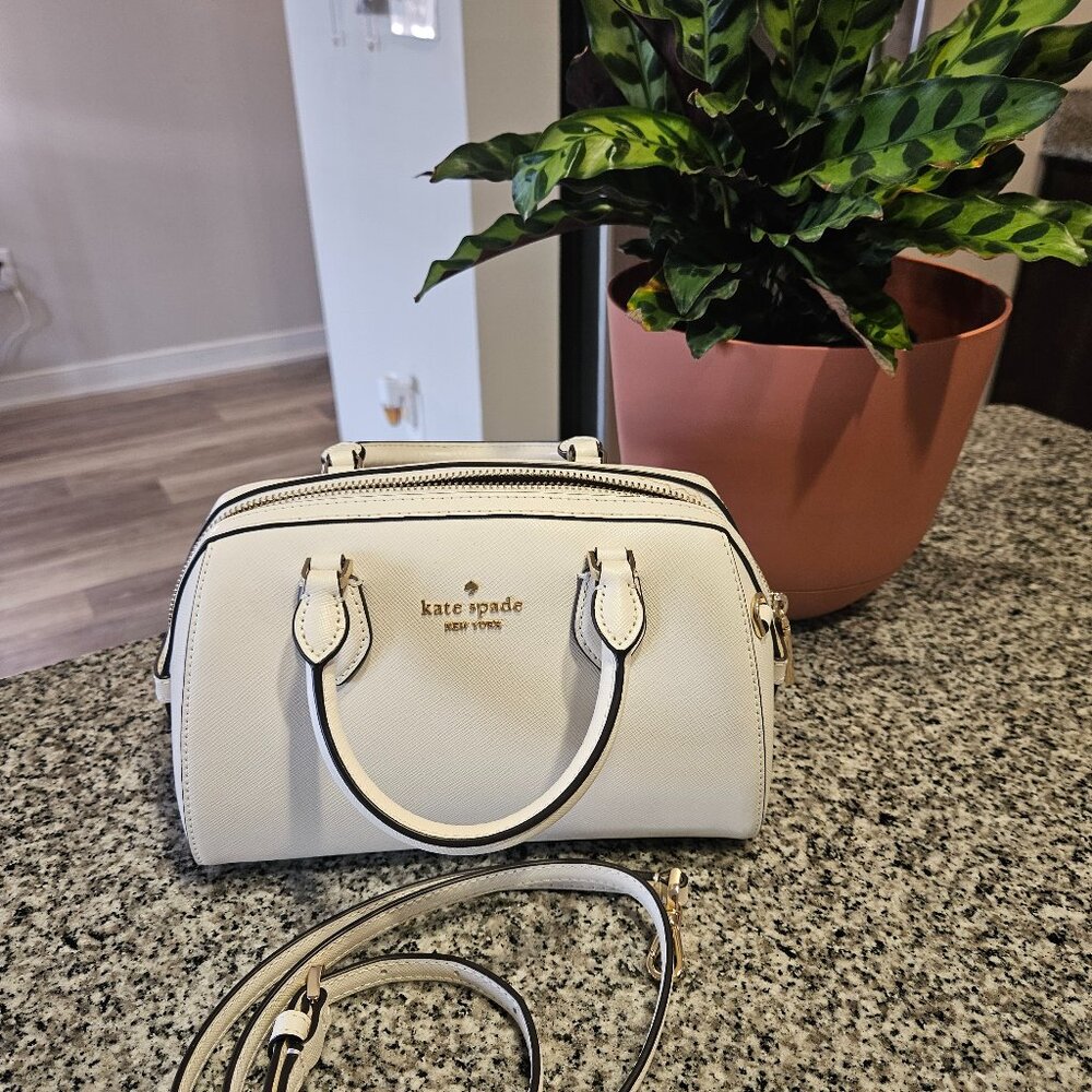 Kate Spade Madison Saffiano Leather Small Duffle Crossbody NWOT